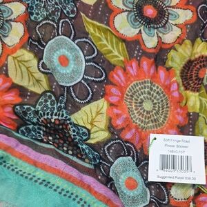 NWT Vera Bradley Soft Fringe Scarf